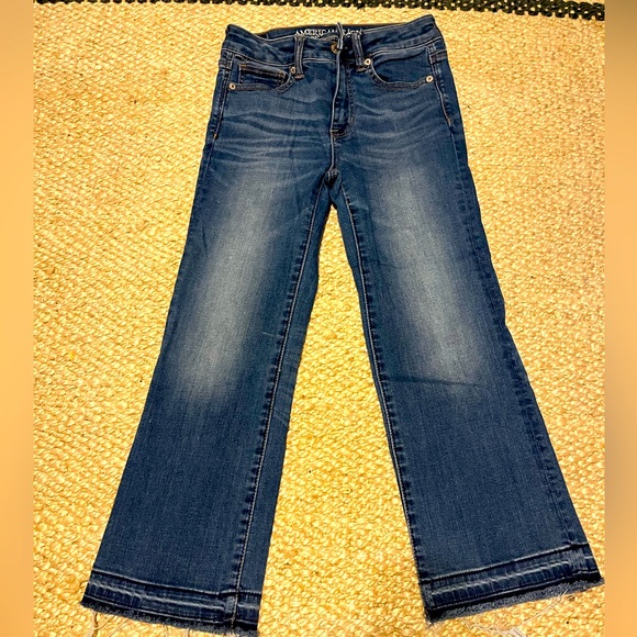 American Eagle Outfitters Denim - American eagle cropped flare jeans